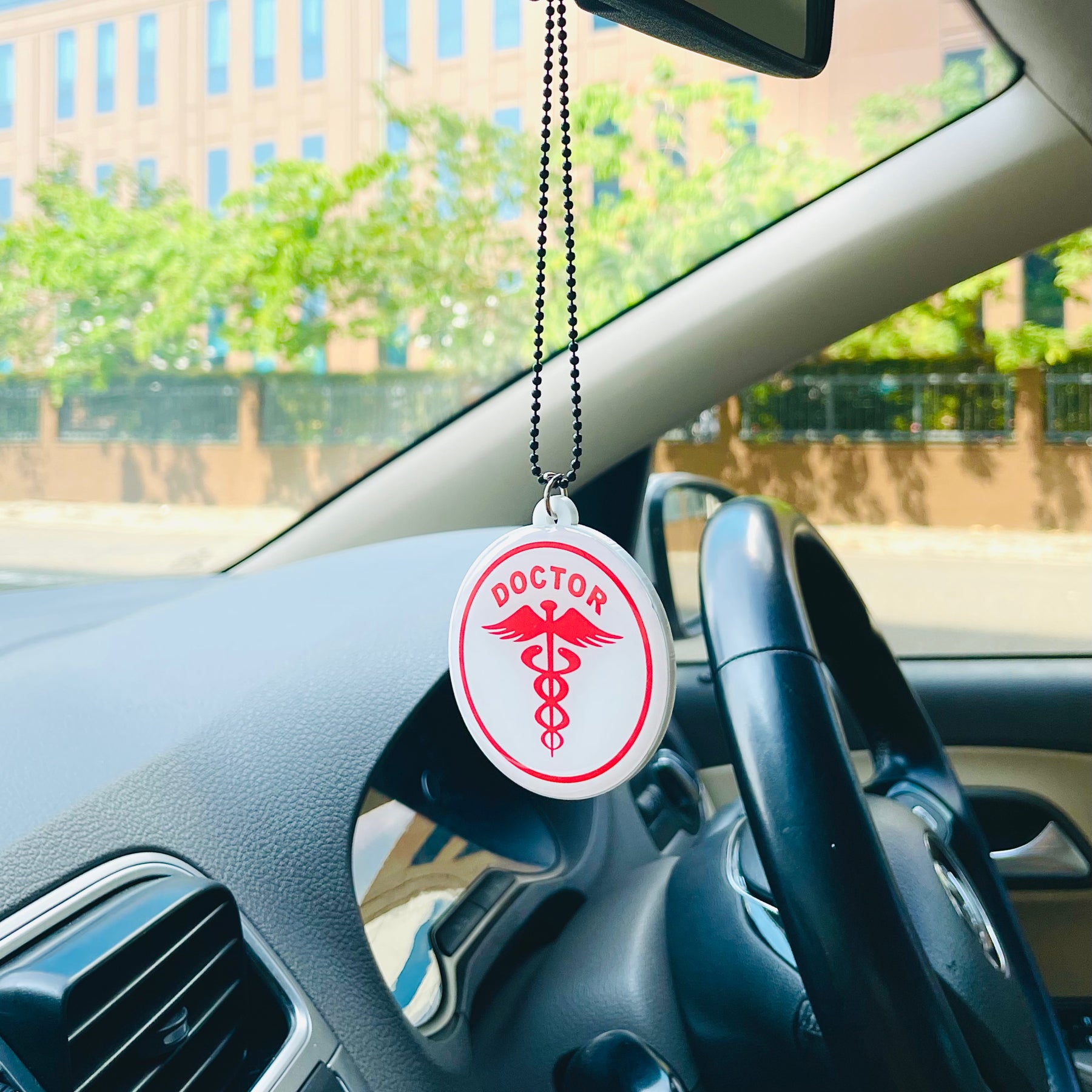 Doctor logo Car Mirror Hanging