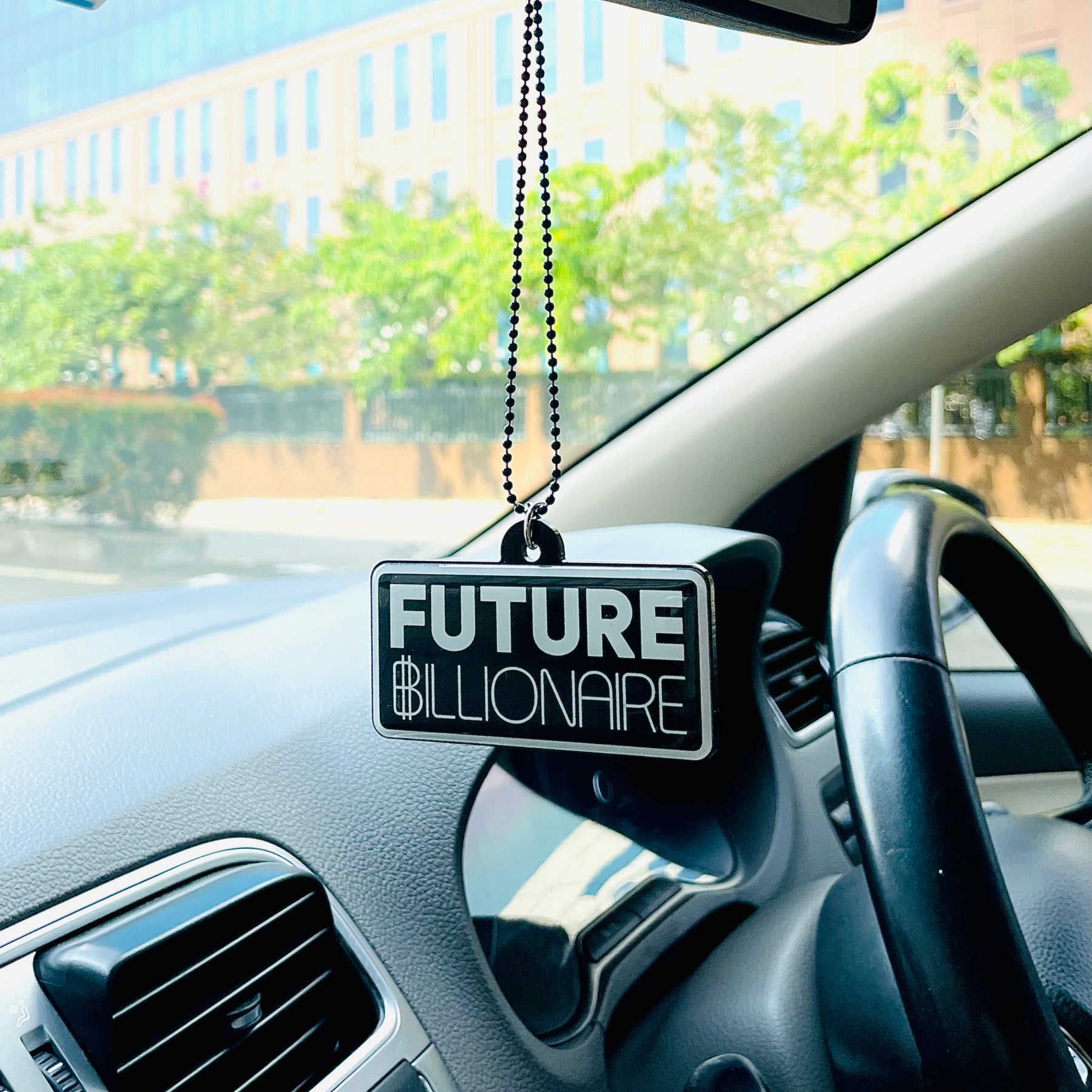 Future Billionaire Car Mirror Hanging