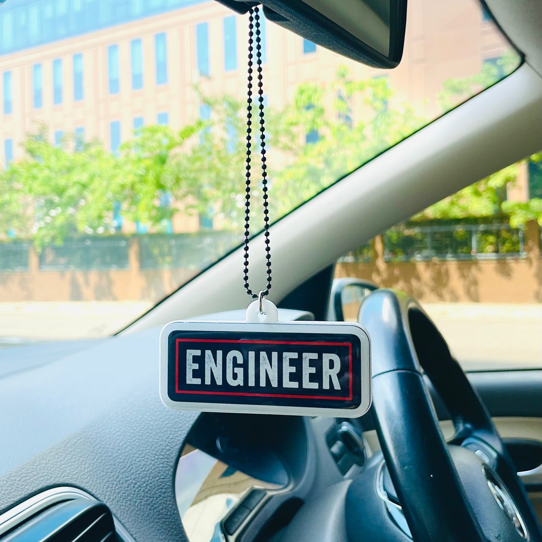 Engineer Car Mirror Hanging