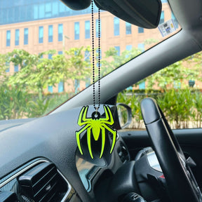 Spider Neon Car Mirror Hanging