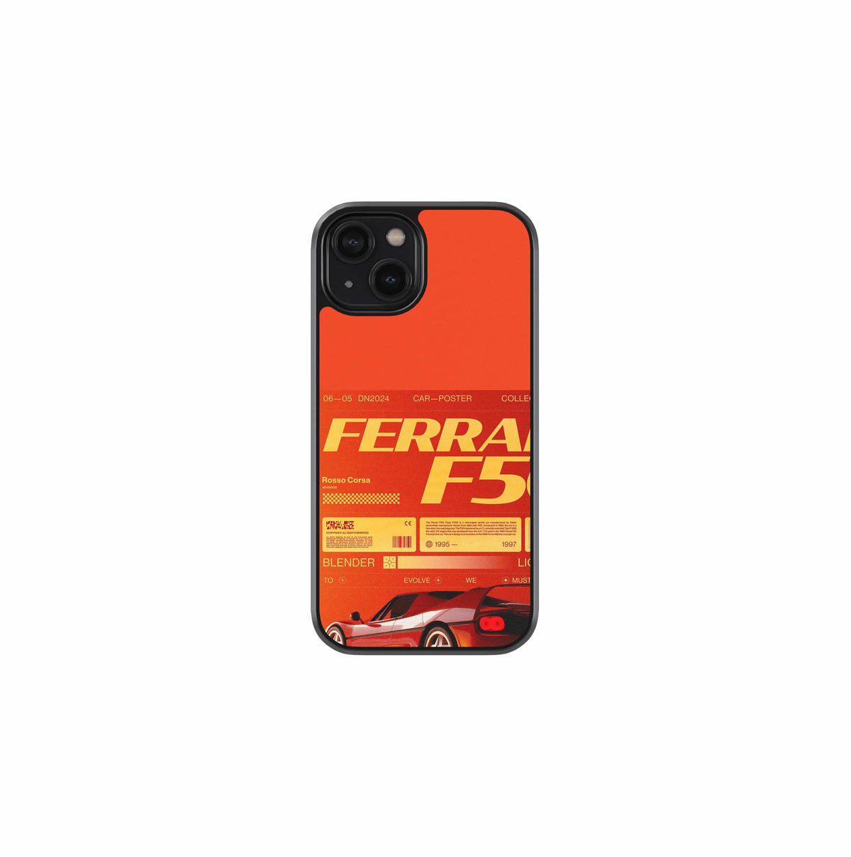 Ferrar F50 Vintage Glass Case