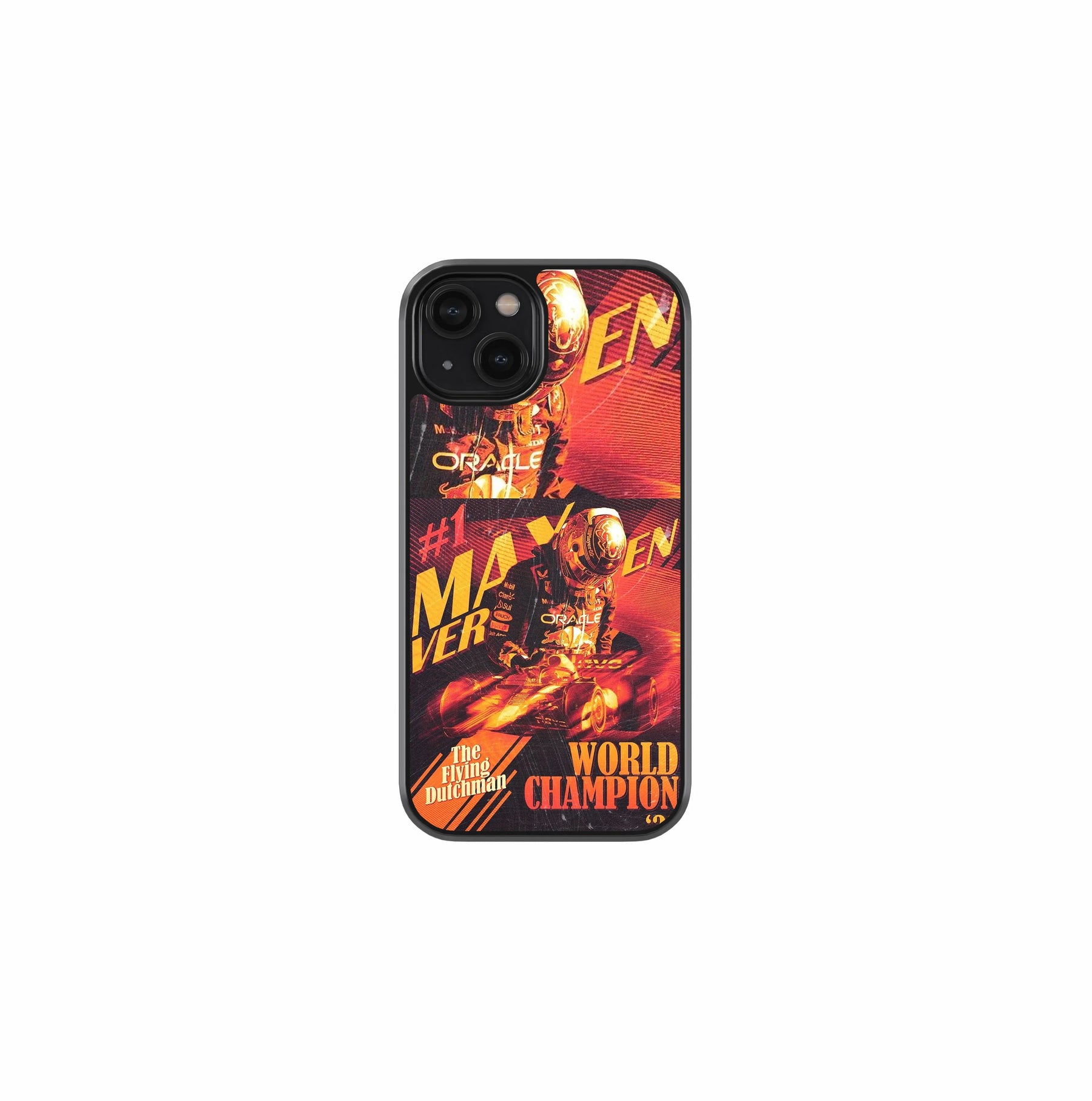 Max Verstappen Animated Glass Case