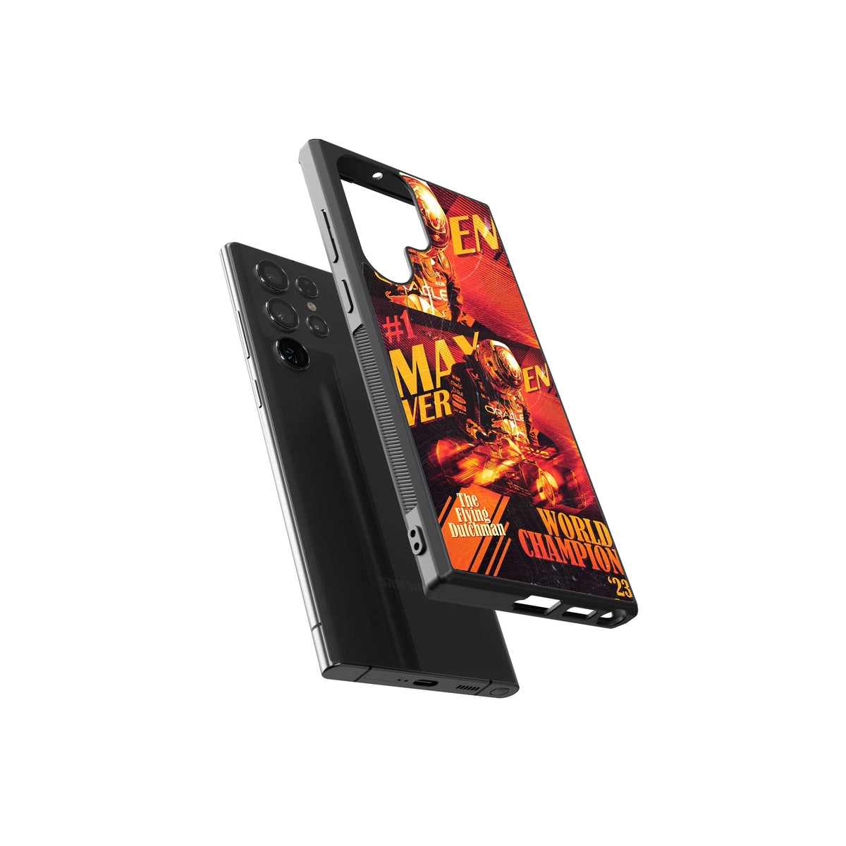 Max Verstappen Animated Glass Case