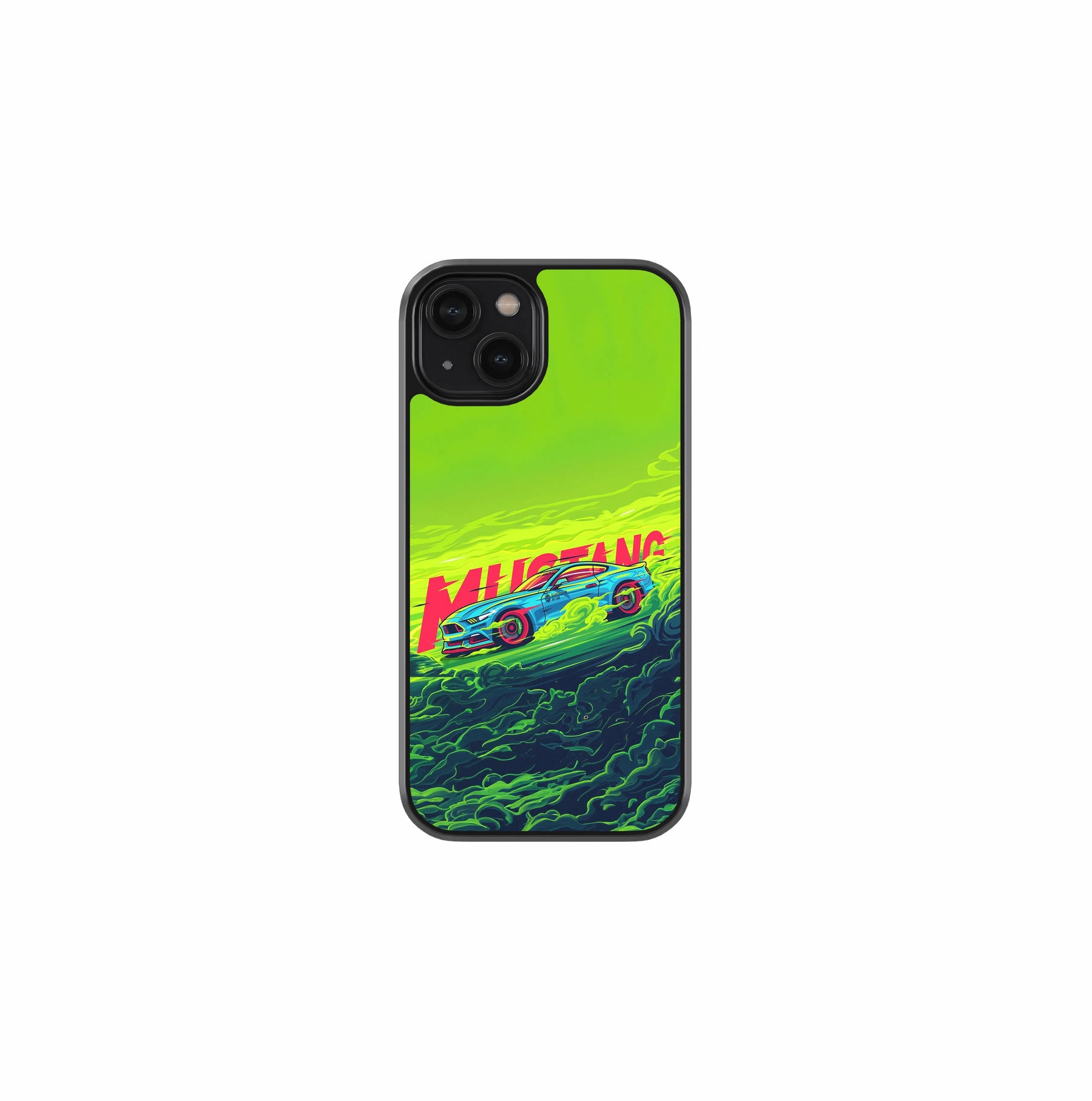 Mustang Neon Glass Case