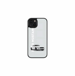 Mustang White Glass Case