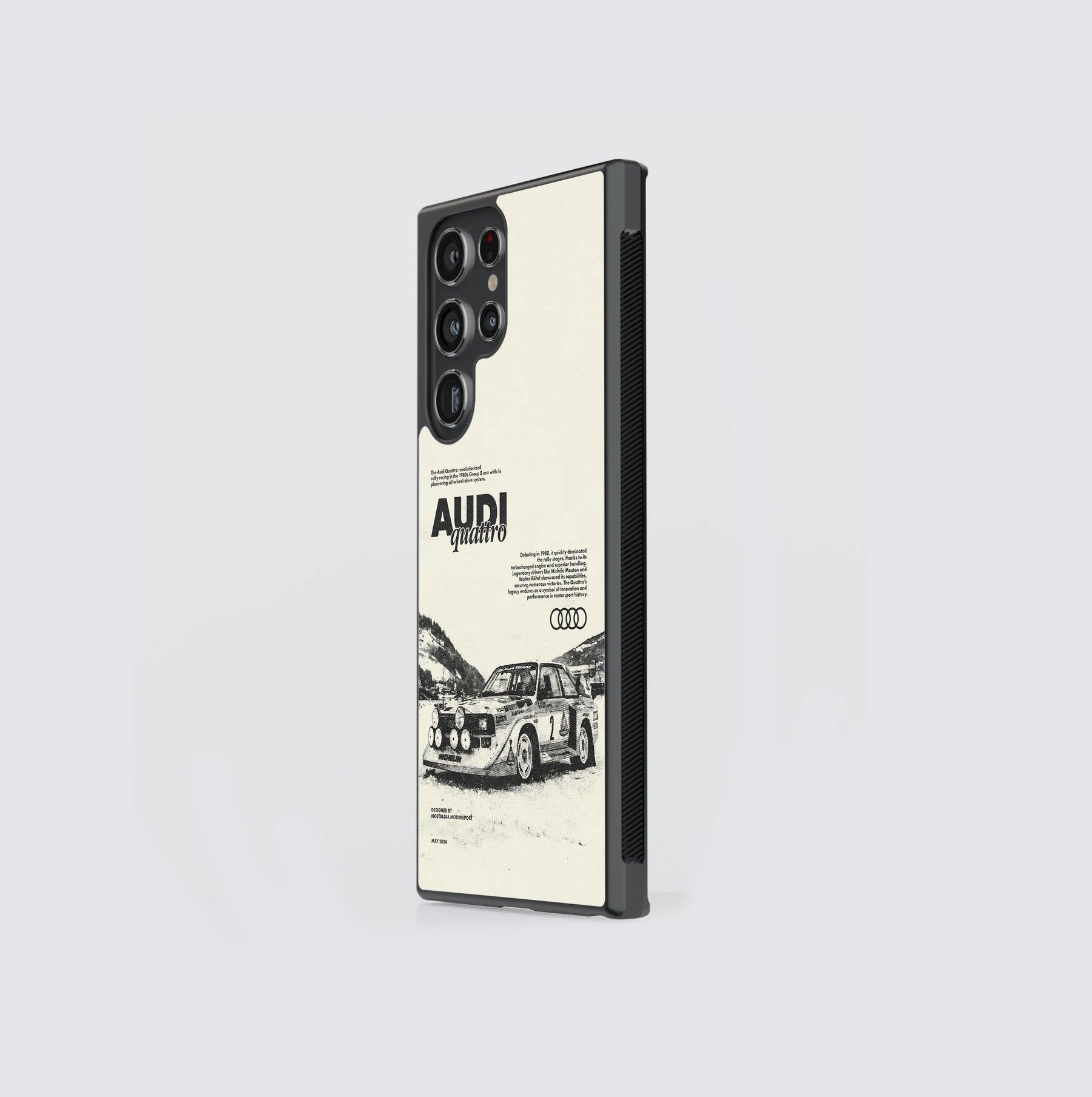 Quattro Vintage Glass Case