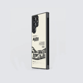 Quattro Vintage Glass Case