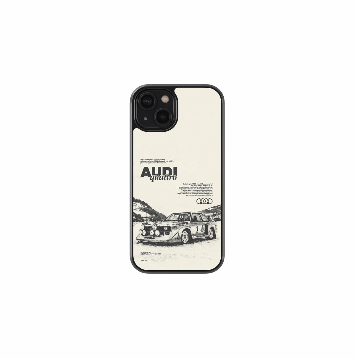 Quattro Vintage Glass Case