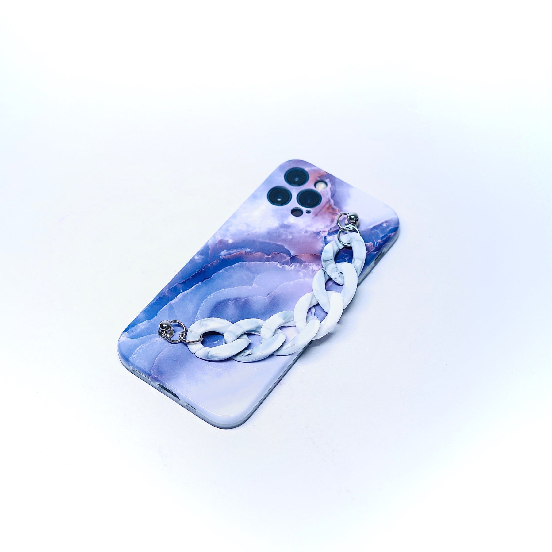 Marble Chain Lavender case for iPhone