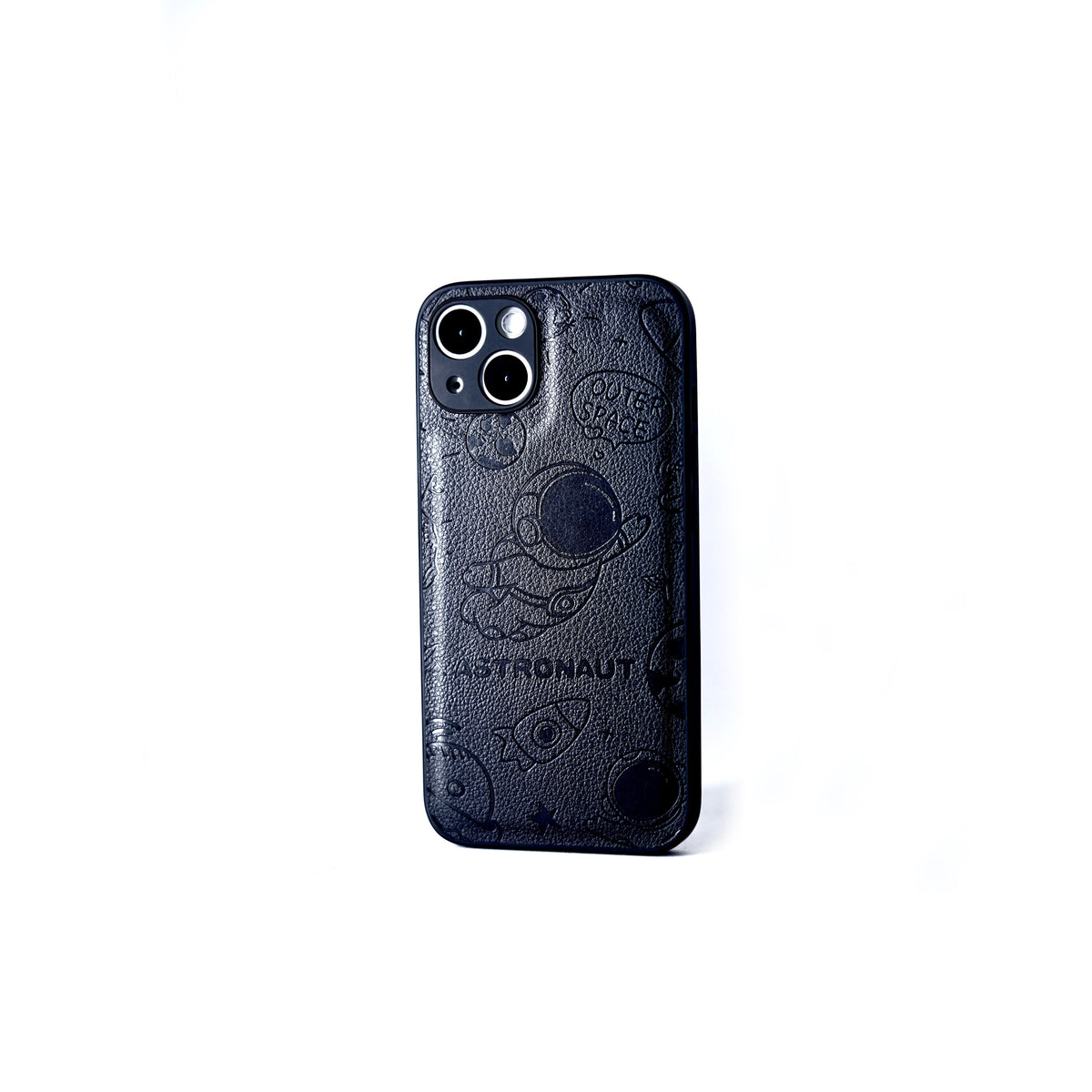 Spaceman Leather Grain case for iPhone