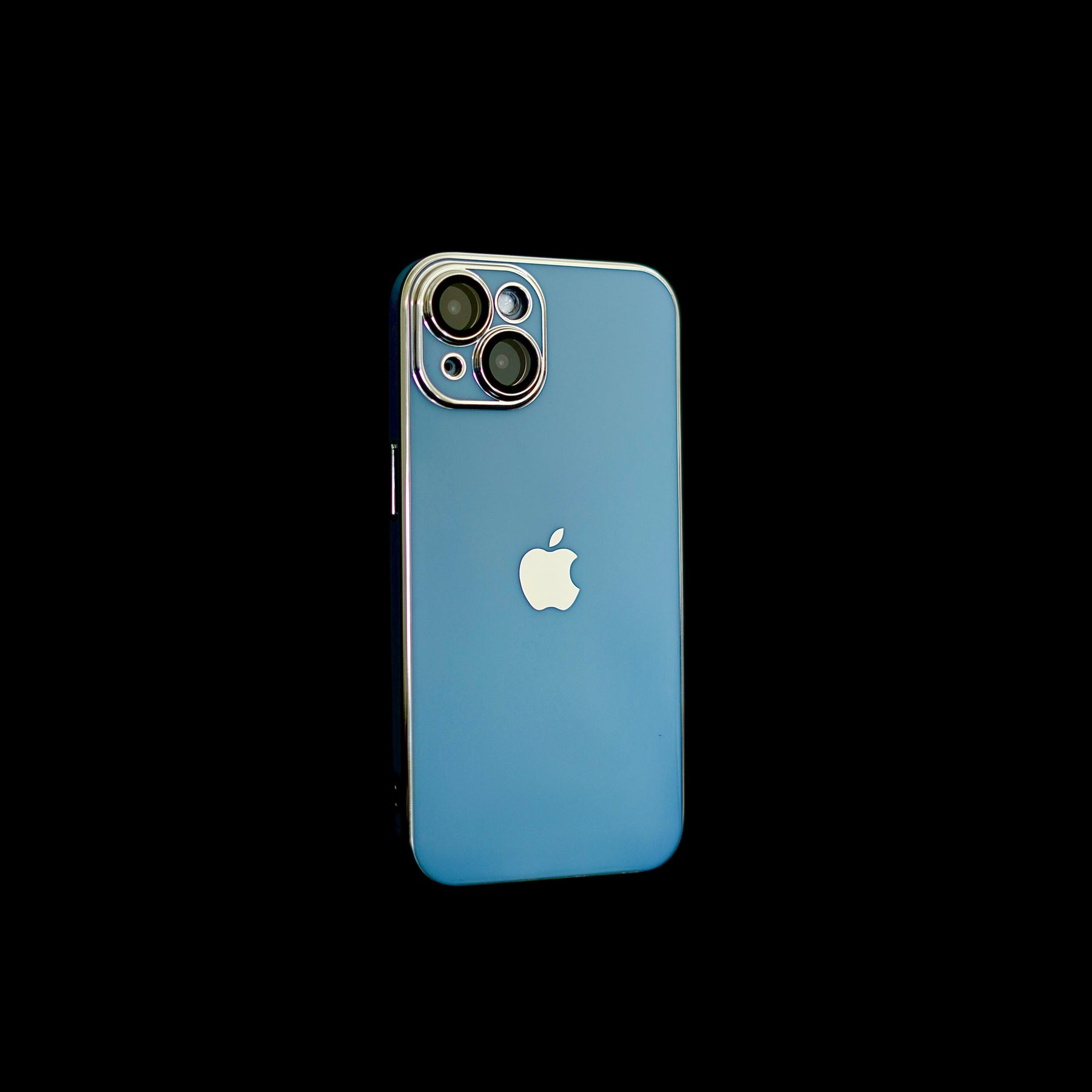 Electroplated chrome case for iPhone