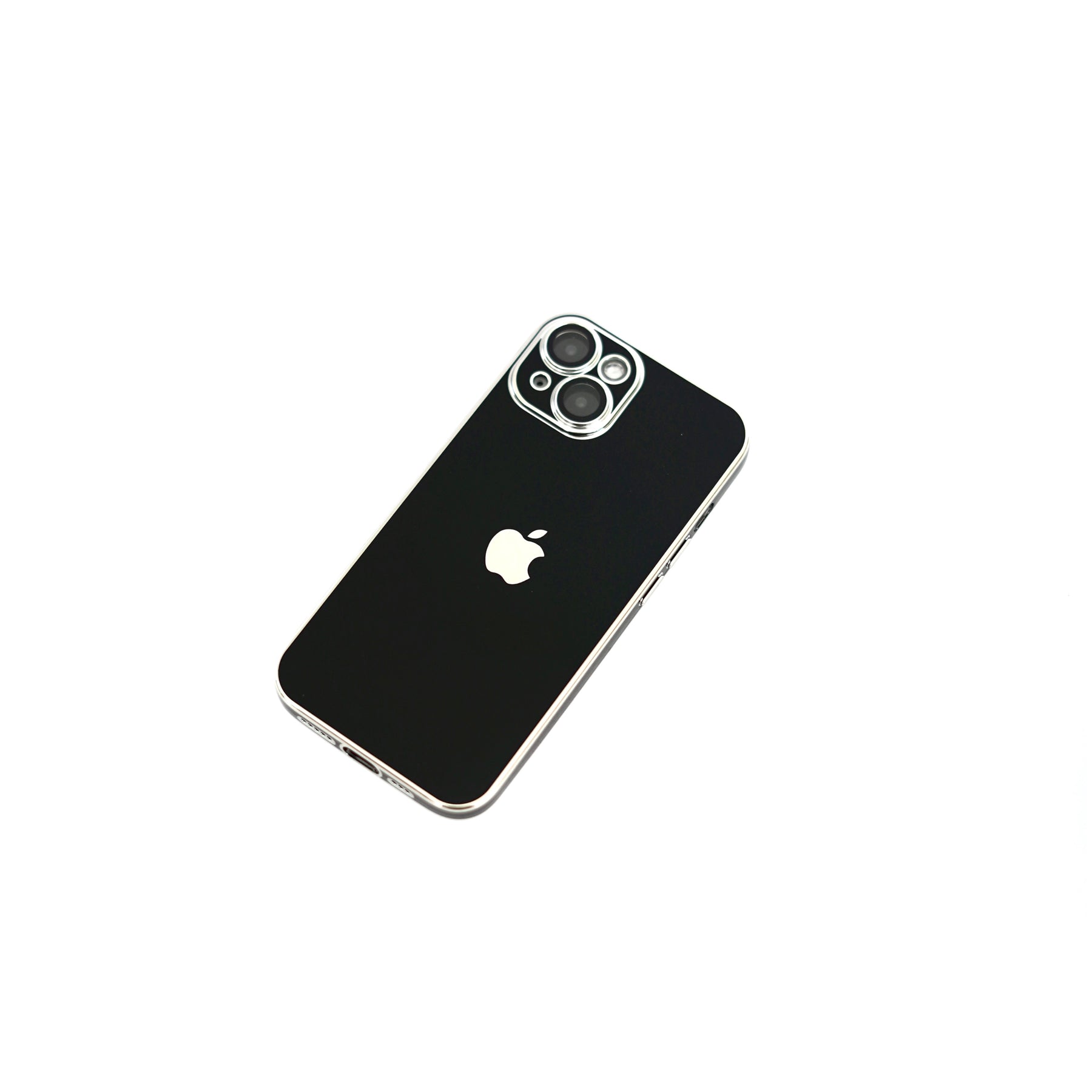 Electroplated chrome case for iPhone