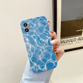 Abstract Blue Sea case for iPhone