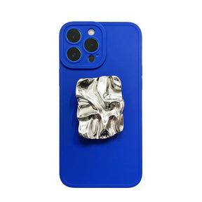 Klein Blue Metal holder case for iPhone